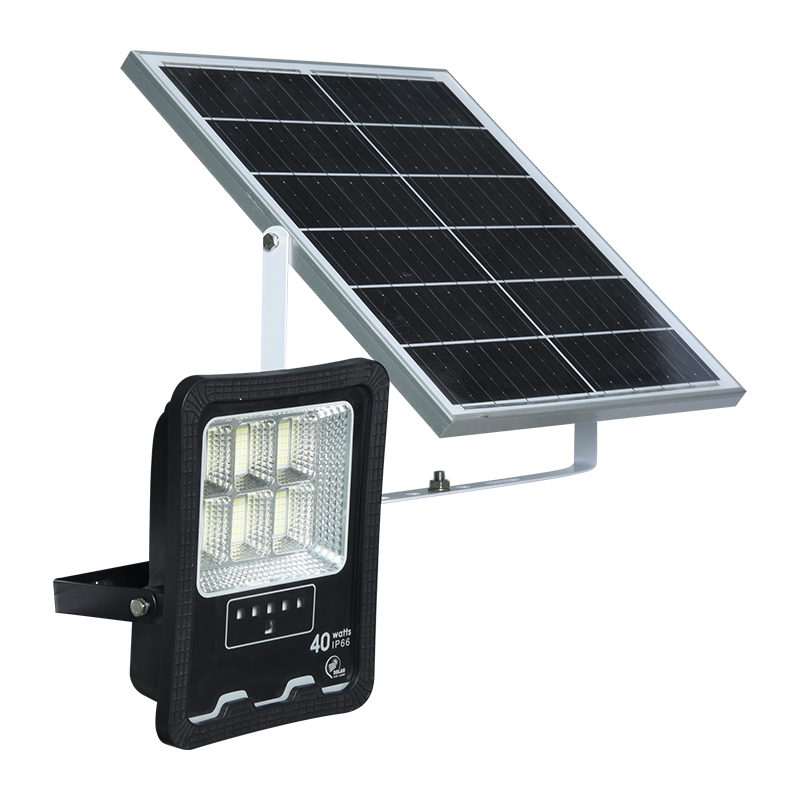 PY-SLFL20-40W Panlabas na Mababang Pagkonsumo ng Enerhiya Solar Flood Light