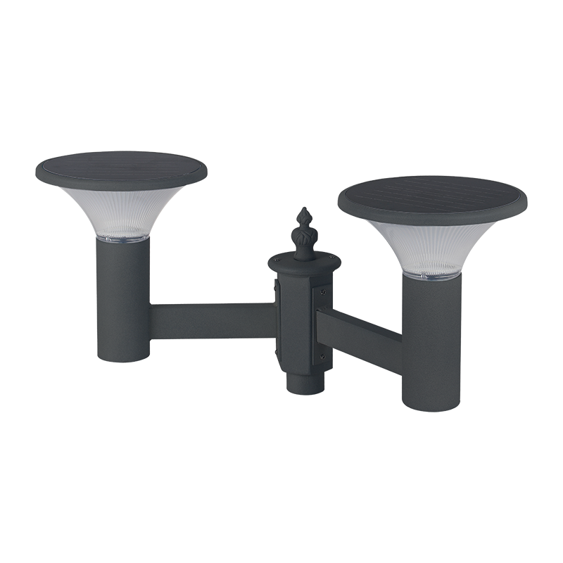PY-SG018-16W Double Bulb Solar Garden Light